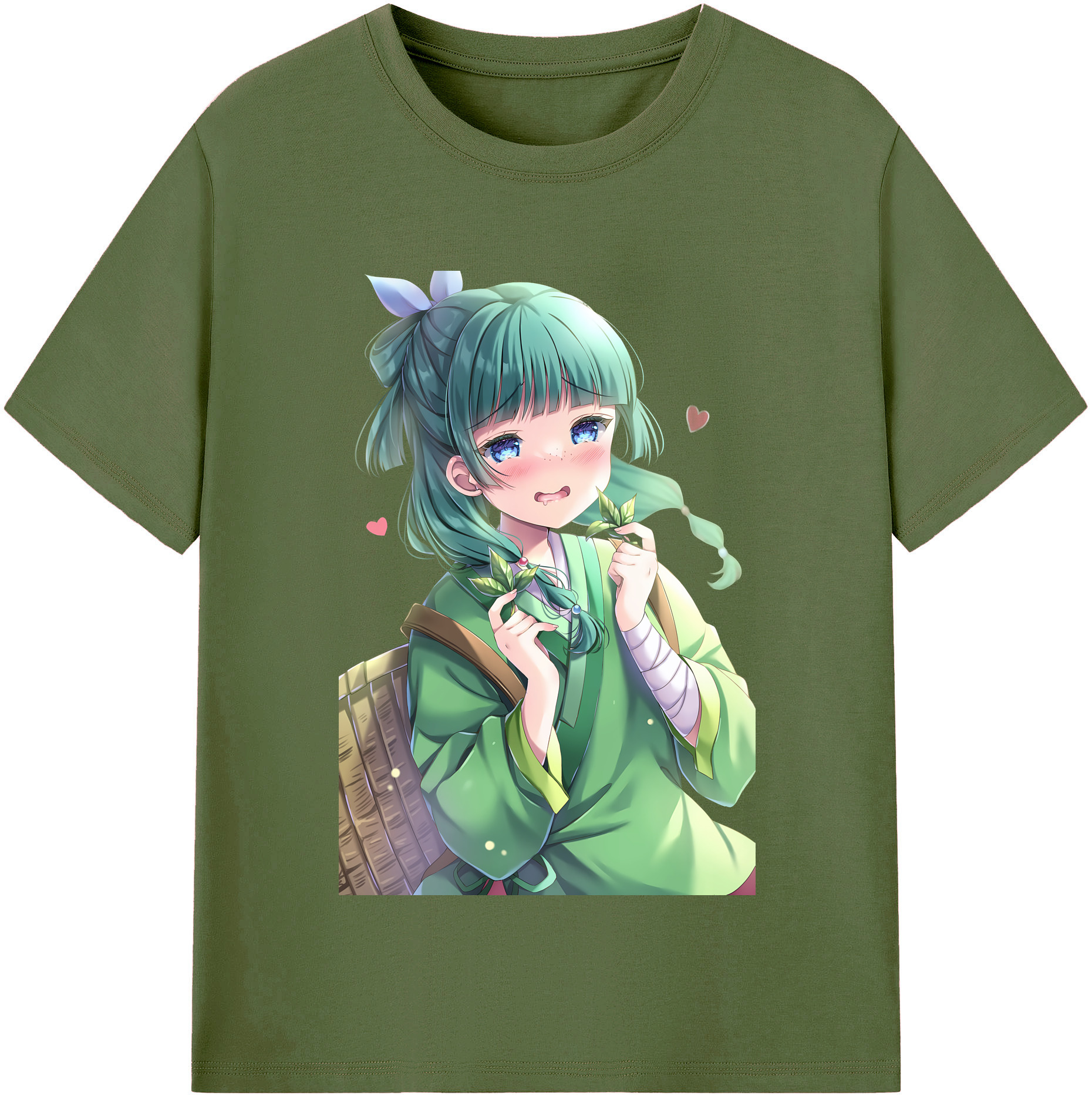 （画像用） 薬屋のひとりごと The Apothecary Diaries 綿100％半袖Tシャツ（フロントプリント）